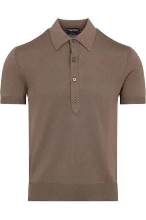 Tom Ford Poloshirt mit kurzen Ärmeln