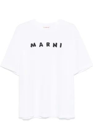 Marni T-Shirt mit Logo-Print