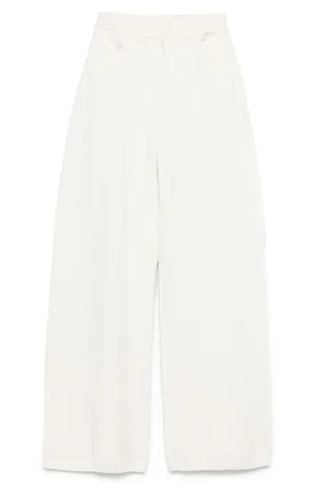 AYA MUSE Gestrickte Hose mit weitem Bein