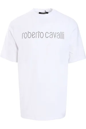 Roberto Cavalli T-Shirt mit Logo-Applikation
