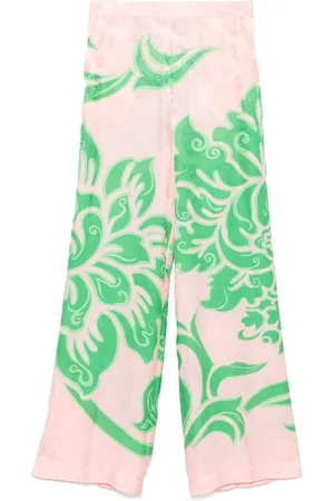 Etro Hose mit Rosen-Print