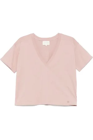 Loulou de Saison T-Shirt mit V-Ausschnitt