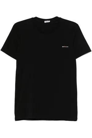 Kiton T-Shirt mit Logo-Stickerei