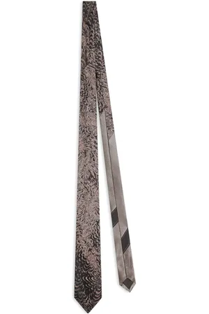 DRIES VAN NOTEN Seidenkrawatte mit Print