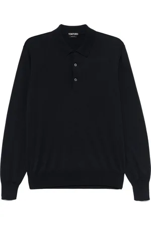Tom Ford Fein gestricktes Poloshirt
