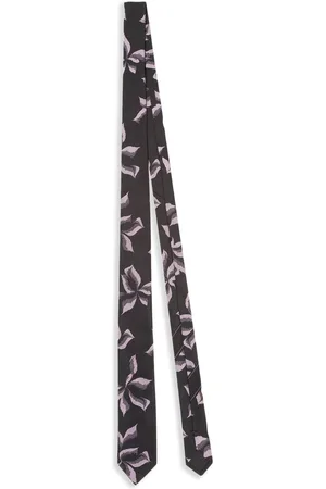 DRIES VAN NOTEN Seidenkrawatte mit Print