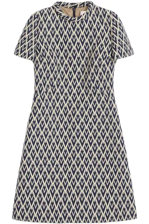 VALENTINO GARAVANI Toute La V Jacquard-Minikleid