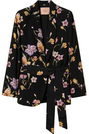 Twin-Set Jacke mit Blumen-Print