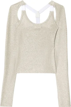 OFF-WHITE Geripptes Top