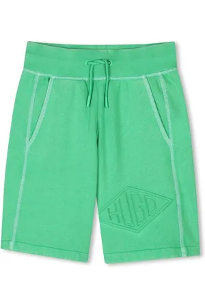 HUGO BOSS Shorts mit Logo-Stickerei
