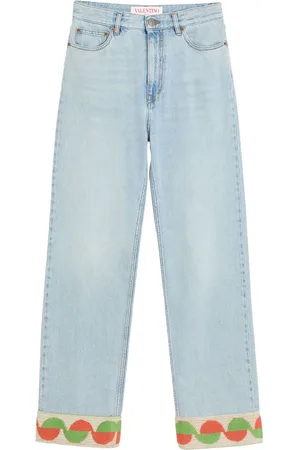 VALENTINO GARAVANI Jeans mit Jacquardbesatz