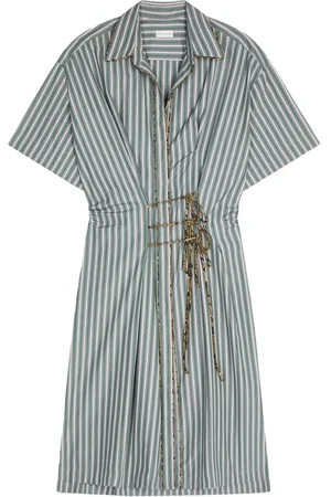 DRIES VAN NOTEN Gestreiftes Kleid