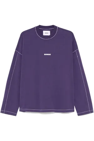 BONSAI Langarmshirt mit Logo-Print
