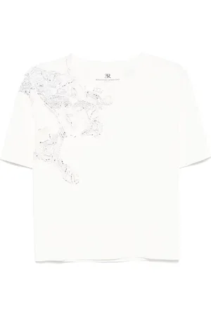 ERMANNO SCERVINO T-Shirt mit Kristallen