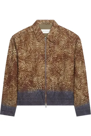 DRIES VAN NOTEN Bomberjacke mit grafischem Print
