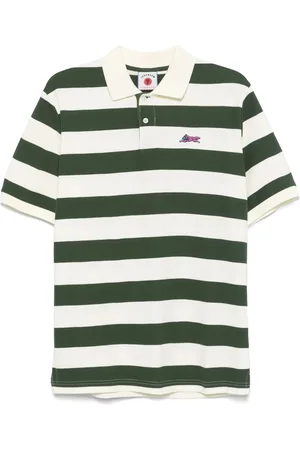 ICECREAM Gestreiftes Running Dog Poloshirt