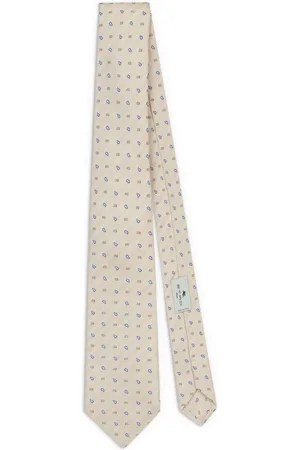 Etro Krawatte mit Paisley-Stickerei