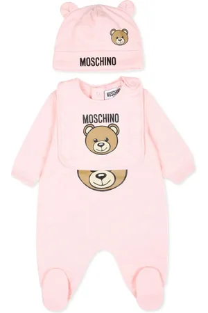 Moschino Pyjama mit Logo-Print