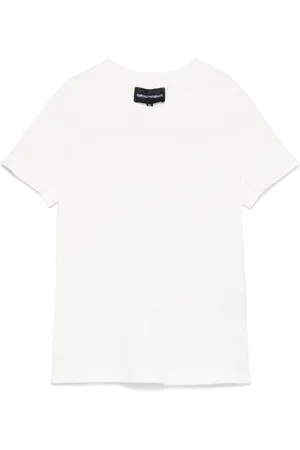 Emporio Armani T-Shirt mit Logo-Stickerei