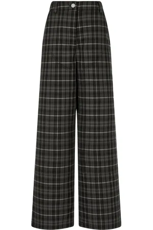Studio Tomboy Weite Hose mit Schottenkaro