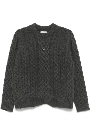 COPERNI Pullover mit Aran-Strickmuster