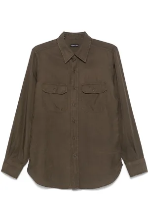 Tom Ford Klassisches Twill-Hemd