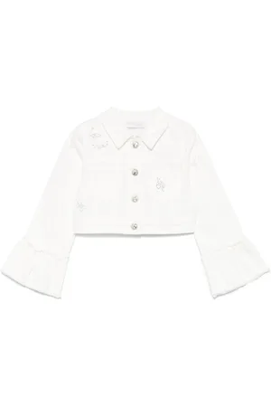 MONNALISA Butterfly Jeansjacke