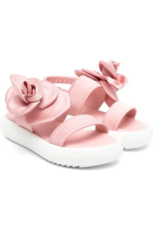 MONTELPARE TRADITION Sandalen mit Blumenapplikation