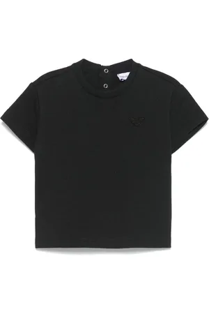 Emporio Armani T-Shirt mit Logo-Stickerei