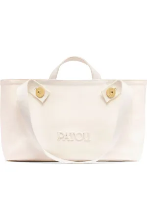 Patou Große Tote Bag aus Canvas mit Trapezform