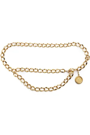 CHANEL 1980-1990s CC Mark Kettengürtel