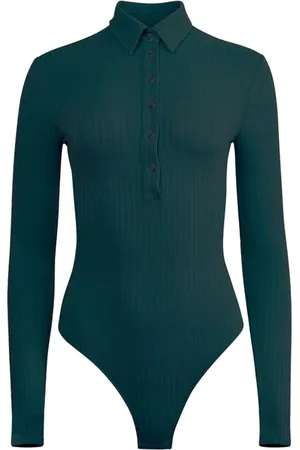 FLEUR DU MAL Body aus geripptem Strick
