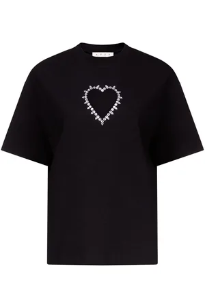 AREA T-Shirt mit Kristallen