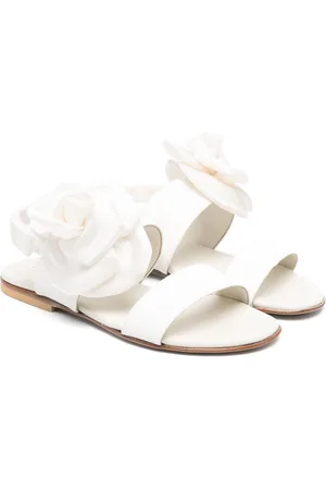 MONTELPARE TRADITION Sandalen mit Blumenapplikation