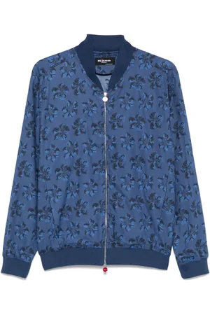 Kiton Bomberjacke mit Blumen-Print