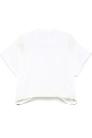 SACAI T-Shirt mit Kontrasteinsätzen