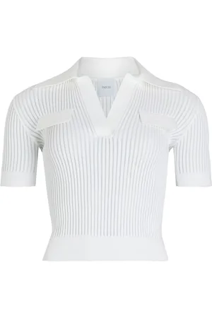 Patou Poloshirt aus geripptem Strick
