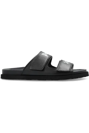 Palm Angels Pantoletten mit Logo-Print