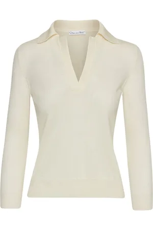 Oscar de la Renta Poloshirt mit Kragen