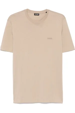Ermenegildo Zegna T-Shirt mit Logo-Stickerei