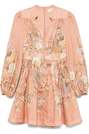 ZIMMERMANN Tallow Plunge Minikleid