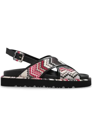 Missoni Slingback-Sandalen mit Zickzackmuster