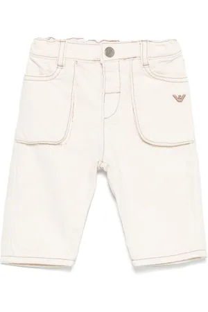 Emporio Armani Hose mit Logo-Stickerei