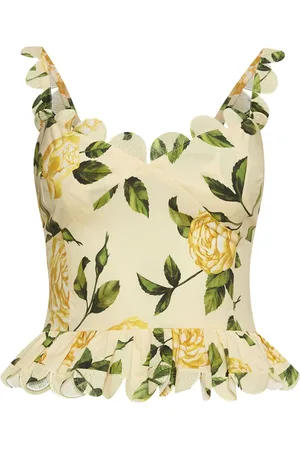 Oscar de la Renta Bluse aus Popeline