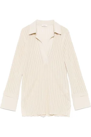 Agnona Geripptes Poloshirt