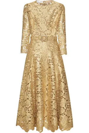 Oscar de la Renta Kleid aus Guipure-Spitze