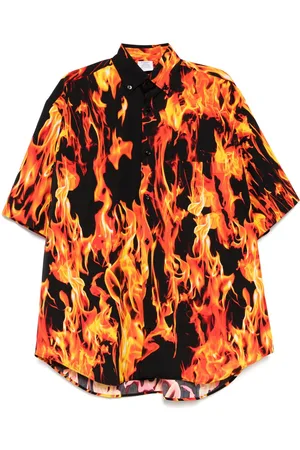 Vetements Hemd mit grafischem Print