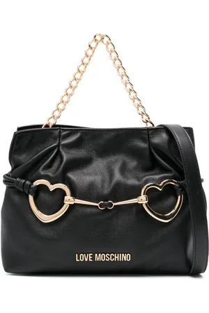 Moschino Handtasche mit Logo-Schriftzug