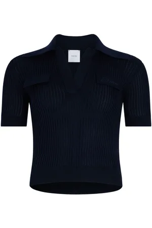 Patou Poloshirt aus geripptem Strick