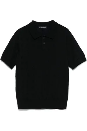 Emporio Armani Poloshirt mit Jacquard-Logo
